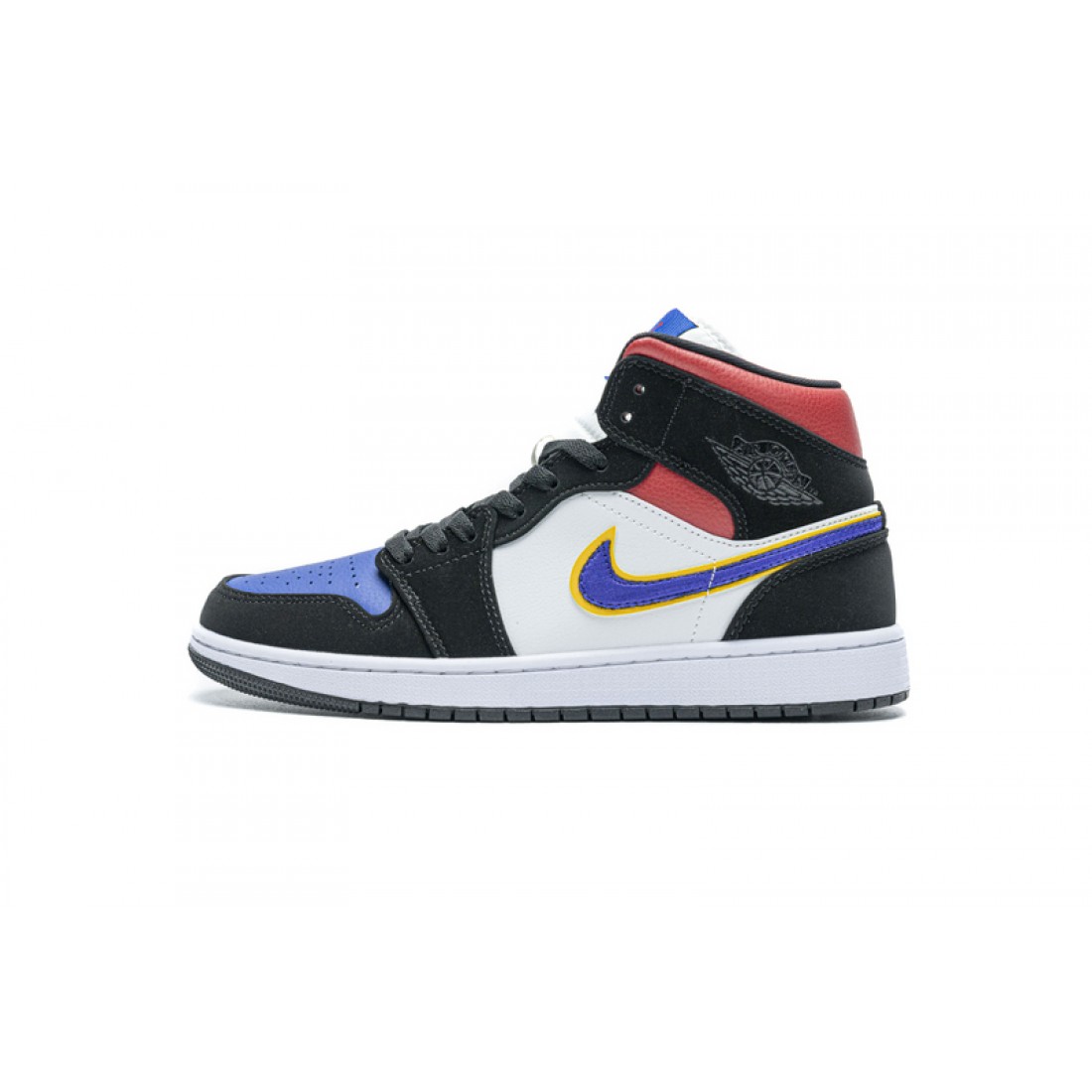 air jordan 1 mid top 3 lakers